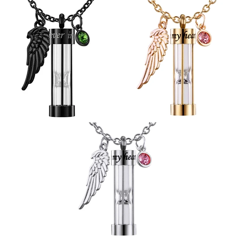 

Ожерелье унисекс с подвеской в виде вечных песочных часов