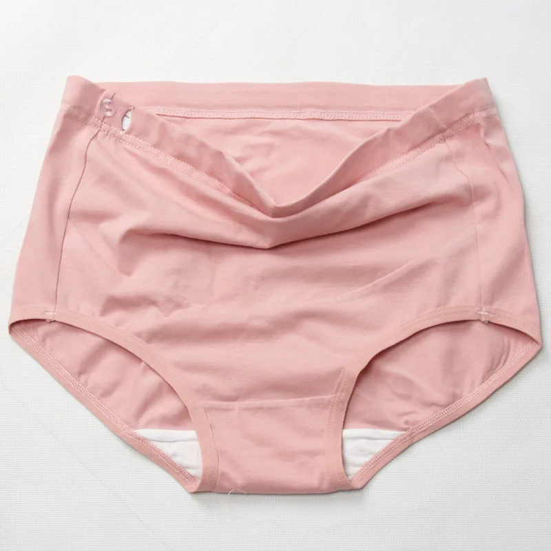 XL-6XL CANLEKALEI Plus Size Women's Panties Female Lingerie Abdomen Pregnant Solid Color Cotton Underwear Pregnancy High Waist