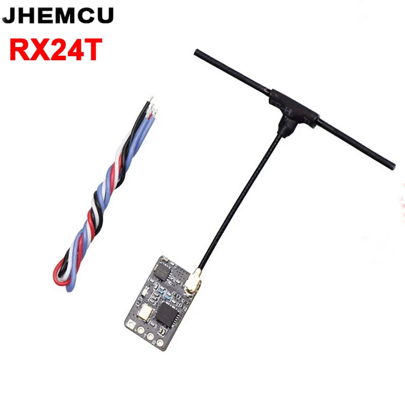 

ExpressLRS RX24T 2.4G 5V ELRS Long Range Nano Receiver 11X18mm for RC FPV Racing Drones Long Range Freestyle LR4 LR5 Parts