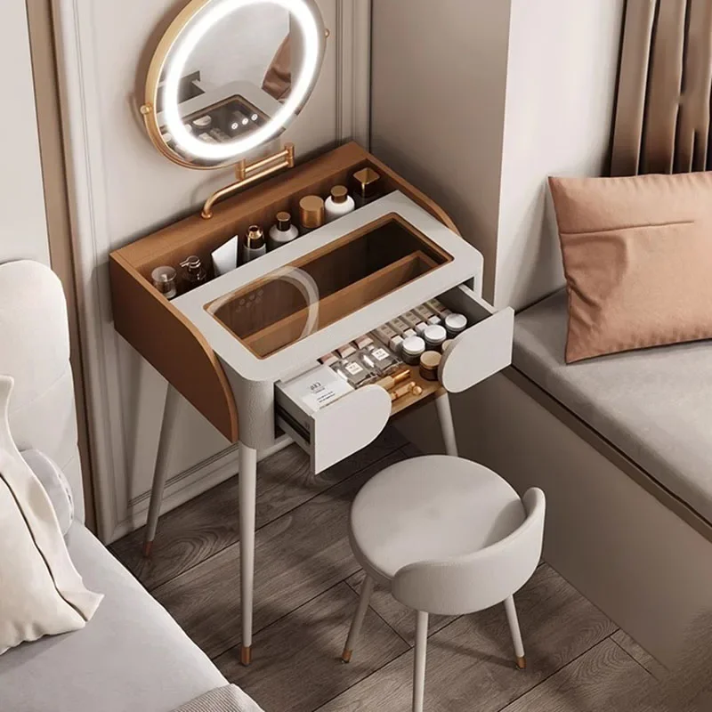 

Nordic Girl Dressing Table Makeup Luxury Bedroom Mirror Dressing Table Storage Drawer Coiffeuse De Chambre Home Furniture