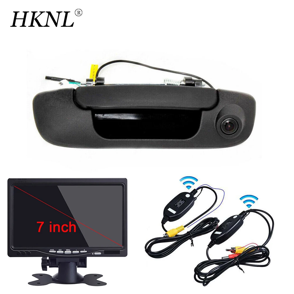 Автомобильная резервная камера HKNL HD с 7-дюймовым монитором 2 4 ГГц беспроводная
