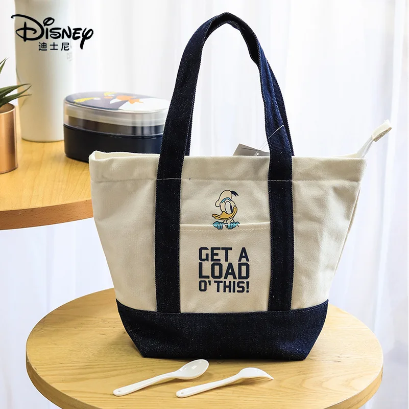 

Новинка 2023, Холщовая Сумка-тоут Disney с клубничным медведем, Высококачественная Роскошная брендовая вместительная модная повседневная сумка...