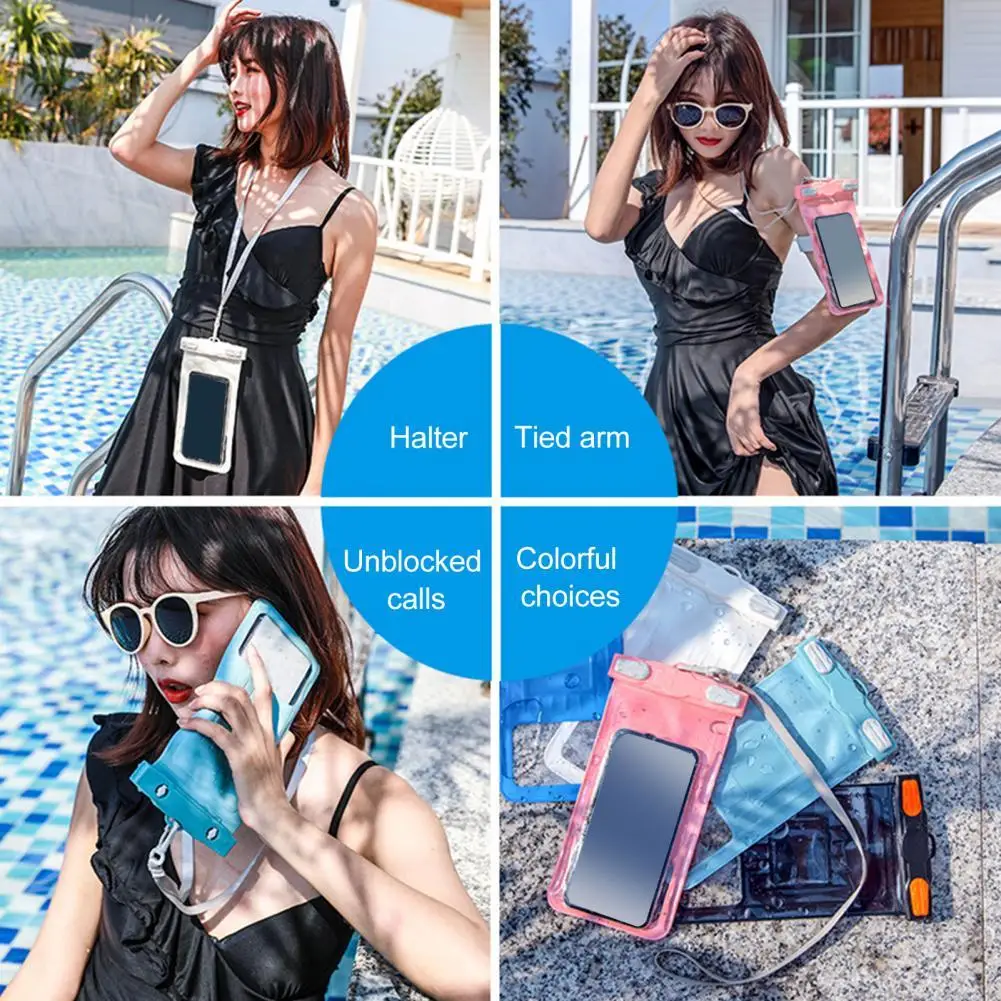 

Прозрачный защитный чехол для плавания для защиты от грязи с подвесной веревкой