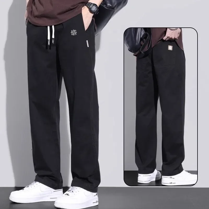 

2023 Golf Cotton Straight Leg Pants Men's Luxury Brand Autumn and Winter Golf Apparel Casual New High Quality Workwear Pants