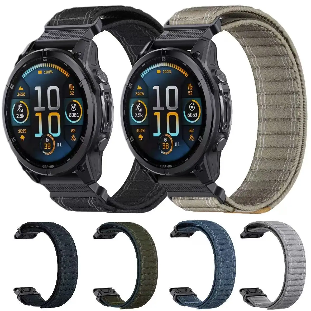 QuickFit ремешок для часов 26 мм 22 Garmin Fenix 8 8X 7 7X 6 6X 5X Plus/Epix Pro Gen 2 47 51 мм/TACTIX/Enduro 3Sports