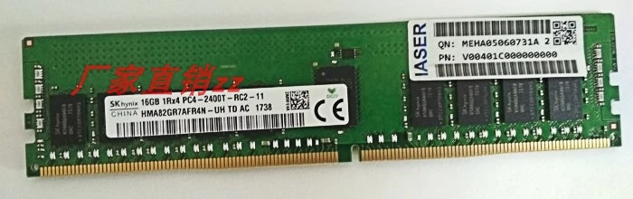 

RAM apply to inspur 16G 1RX4 PC4-2400T DDR4 REG ECC server original memory stick