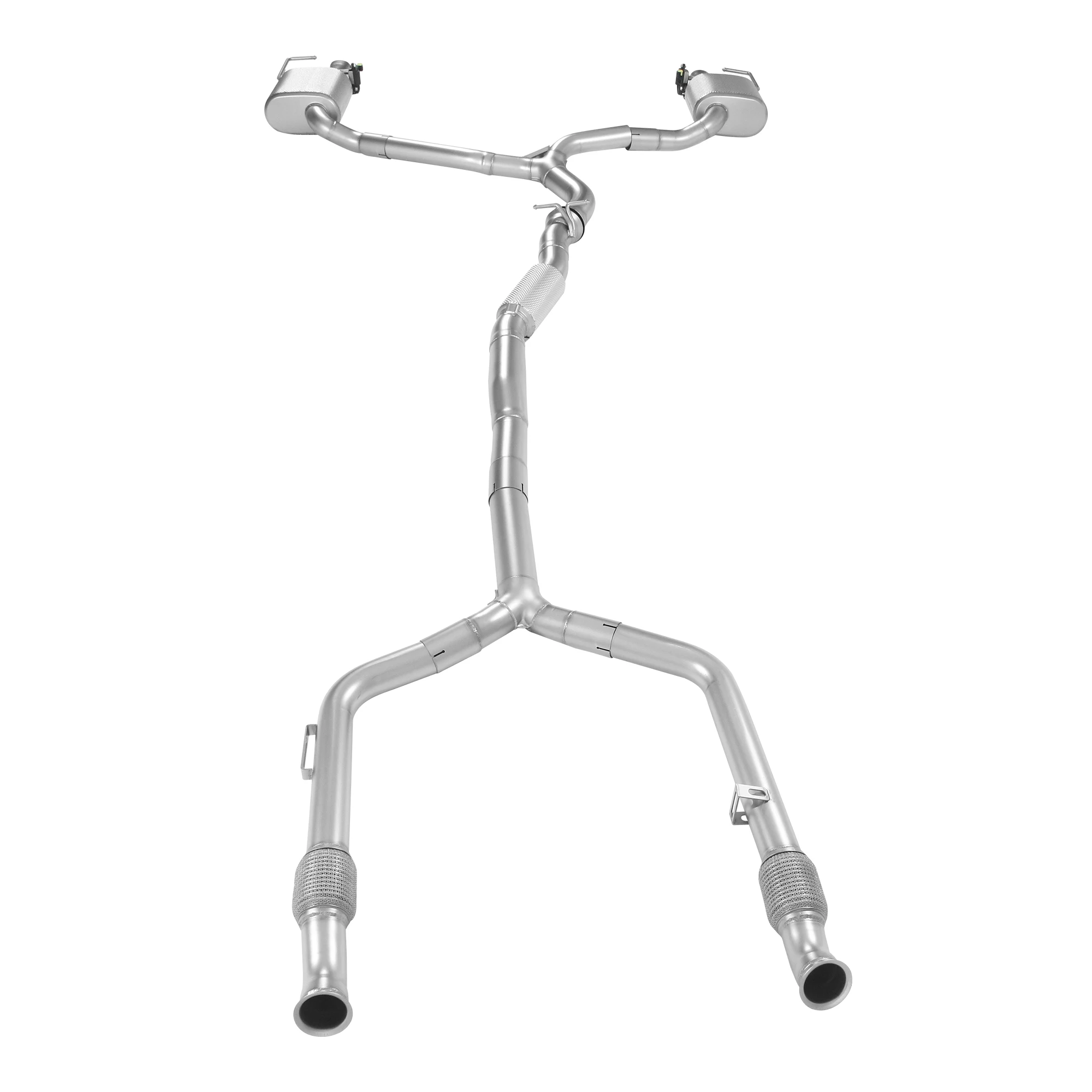 Выхлопная газовая система для Mercedes Benz C43 W205 Die auspuffgase des automobils tangens sind durch das