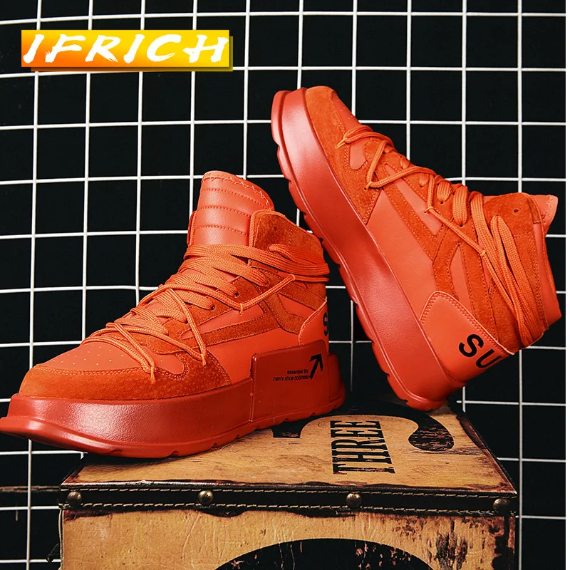 

Мужские кожаные туфли, высокие повседневные, удобная прогулочная обувь, брендовые, для взрослых