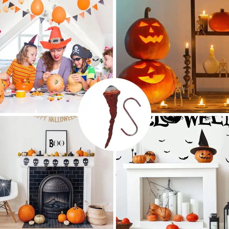 Realistyczne gałki oczne Straszne fałszywe kulki do oczu Gotyckie dekoracyjne z haczykiem na imprezę Halloween Dekoracje świąteczne