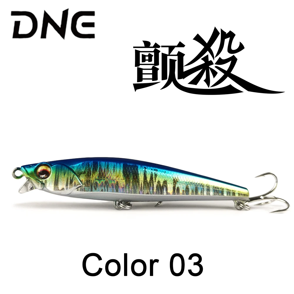 

DNE 70S 90S 10/15/18/24g Tremor Sinking Minnow Fishing Lure Isca Artificial Wobbler Long Shot Bait Seawater Hard Bait For Trout