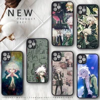 nagito komaeda anime phone case matte transparent for iphone 7 8 11 12 13 plus mini x xs xr pro max cover