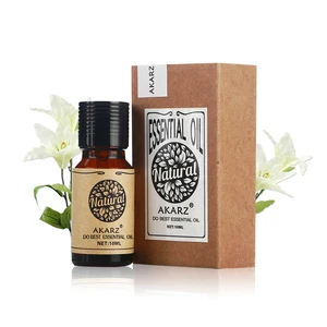 Эфирное масло лилии AKARZ, увлажнение, отбеливание, кровообращение, облегчение боли, уход за кожей, масло лилии
