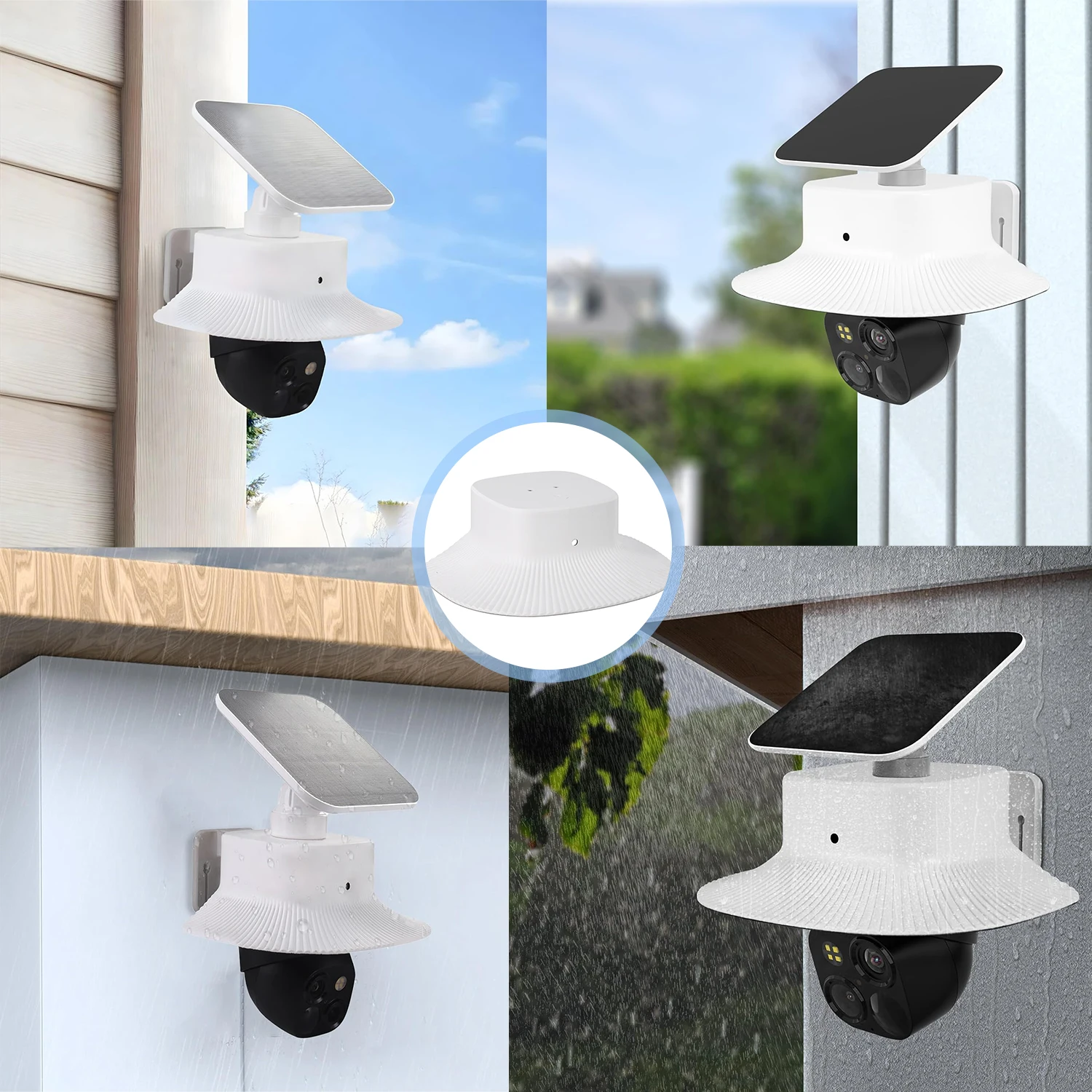 Фото Чехол от солнца и дождя для eufy Security SoloCam S340 — защитный козырек от атмосферных воздействий, устойчивый к ультрафиолетовому излучению, непромокаемый, пыленепроницаемый №5