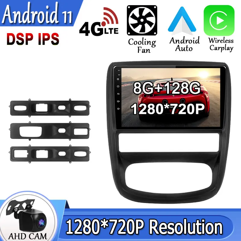 

Android 11 для Renault Duster 1 2010 - 2014 для Nissan Terrano 2014 - 2020 автомобильное радио-навигация мультимедийный беспроводной Carplay