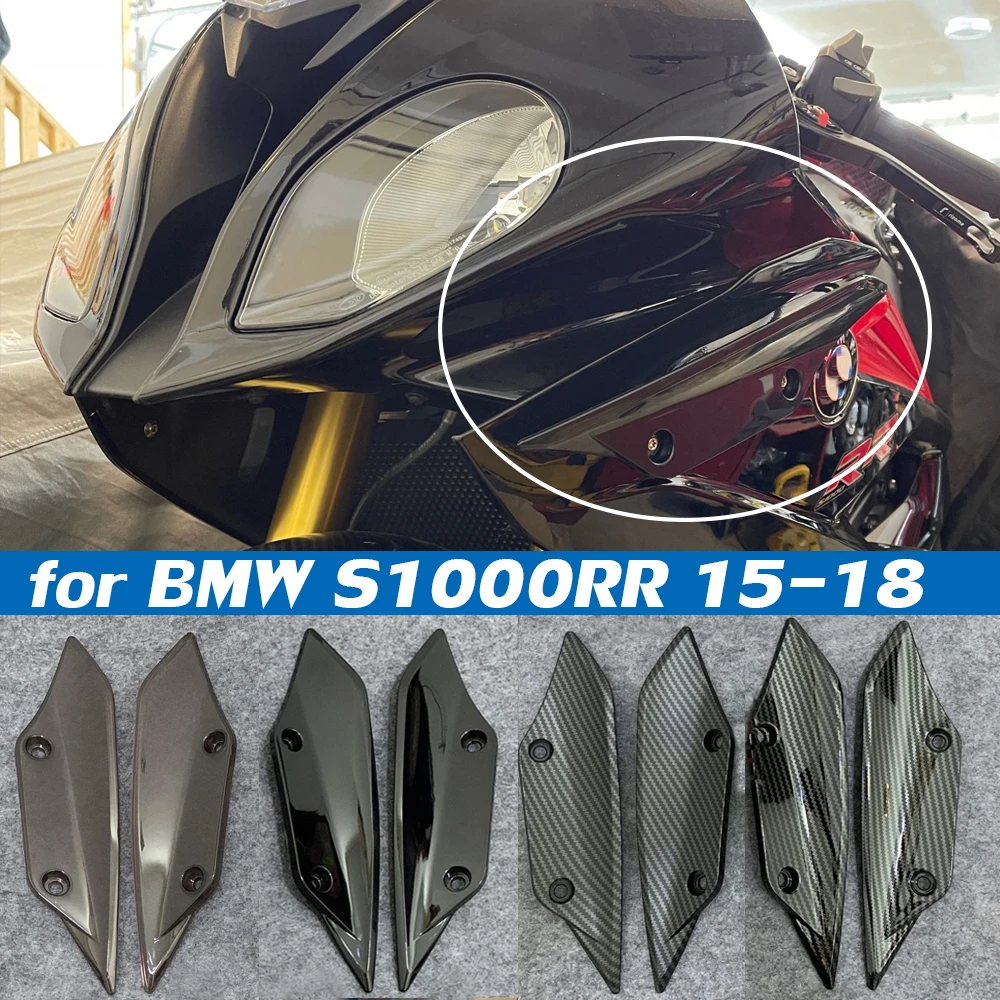 

For BMW S1000RR Winglets Front Fairing Panel Aerodynamic Wing Cover Carbon S 1000 RR 2015 16 2017 2018 S1000 RR Accessories Moto