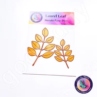 2022 arrival new laurel leaf metal cutting dies scrapbook diary decoration embossing template diy greeting card handmade