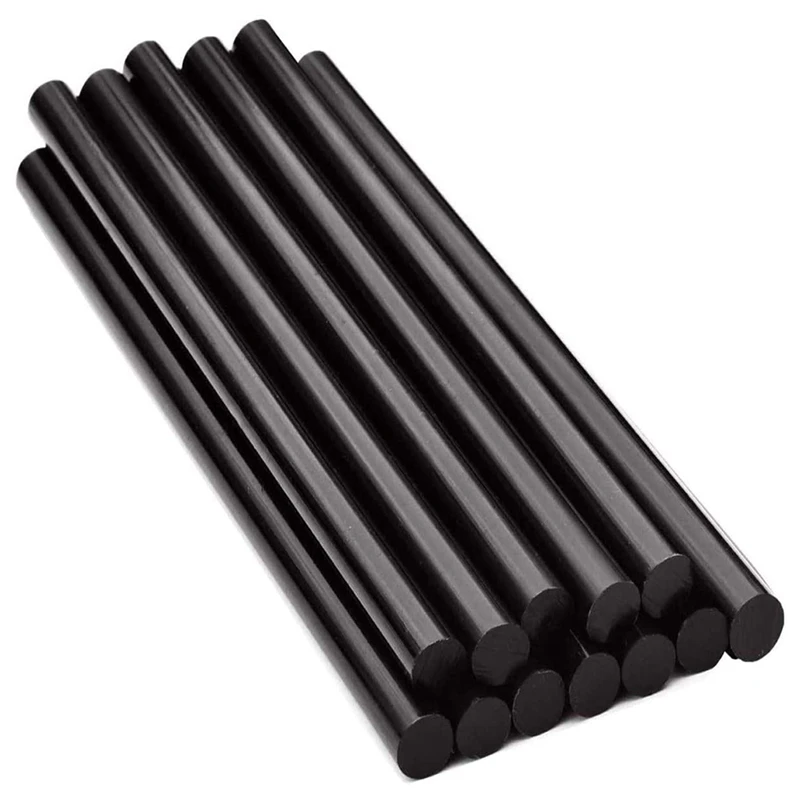 15Pcs Hot Glue Sticks, 270 X11mm Black Hot Melt Glue Sticks for Car Body Dent Repair Remover Crafts DIY Projects