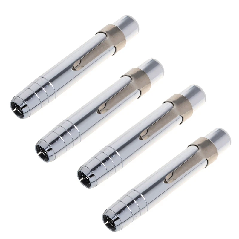 

4 PCS Silver Aluminum Alloy Chalk Keeper Holder