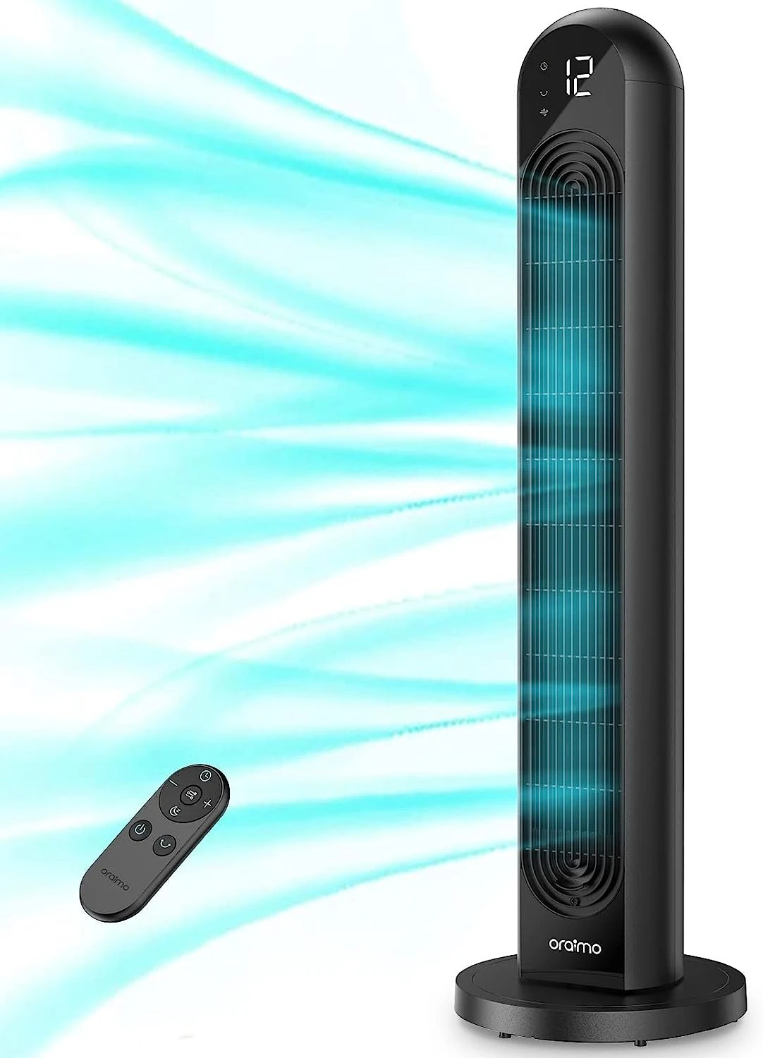 

Вентилятор 42 дюйма, расстояние подачи воздуха 29 футов, тихий Осциллирующий вентилятор 120 ° С 12 скоростями, 4 режимами, таймер 12 часов, стоячий беслопастной вентилятор с