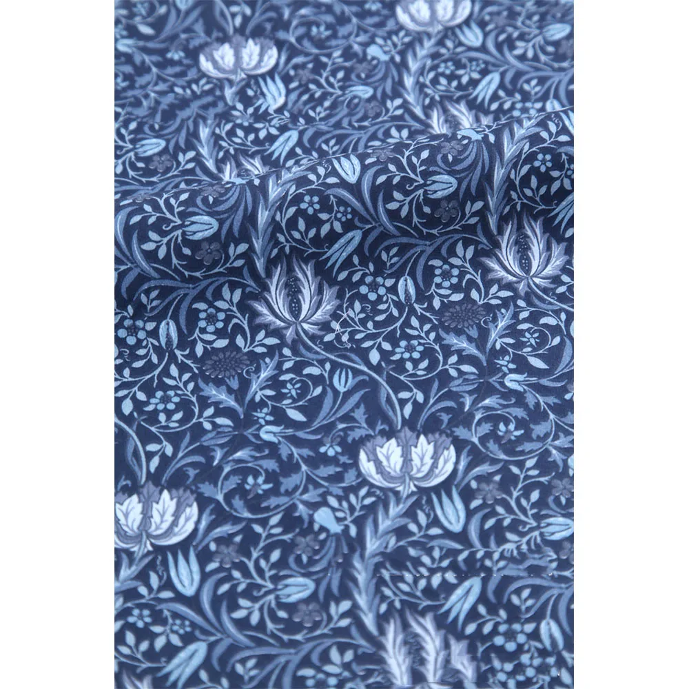 6 шт./лот лесная птица цветочный принт ткань 100% хлопок саржа квадратный лоскутный