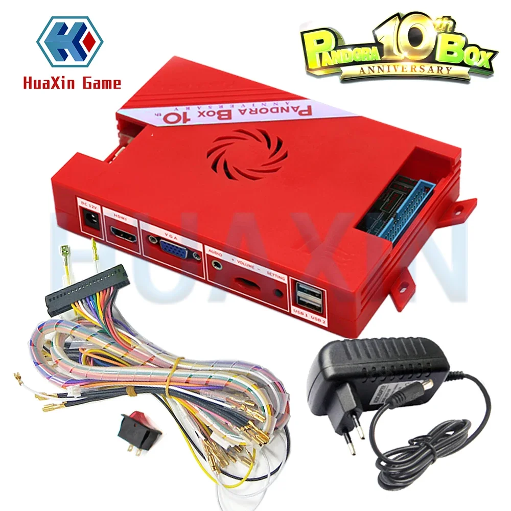 

New Arcade Home Board Pandora Box 10TH 5142 IN 1 For 2 Players Terminal Complete Support HDMI/VGA/CRT/Wi-Fi Version