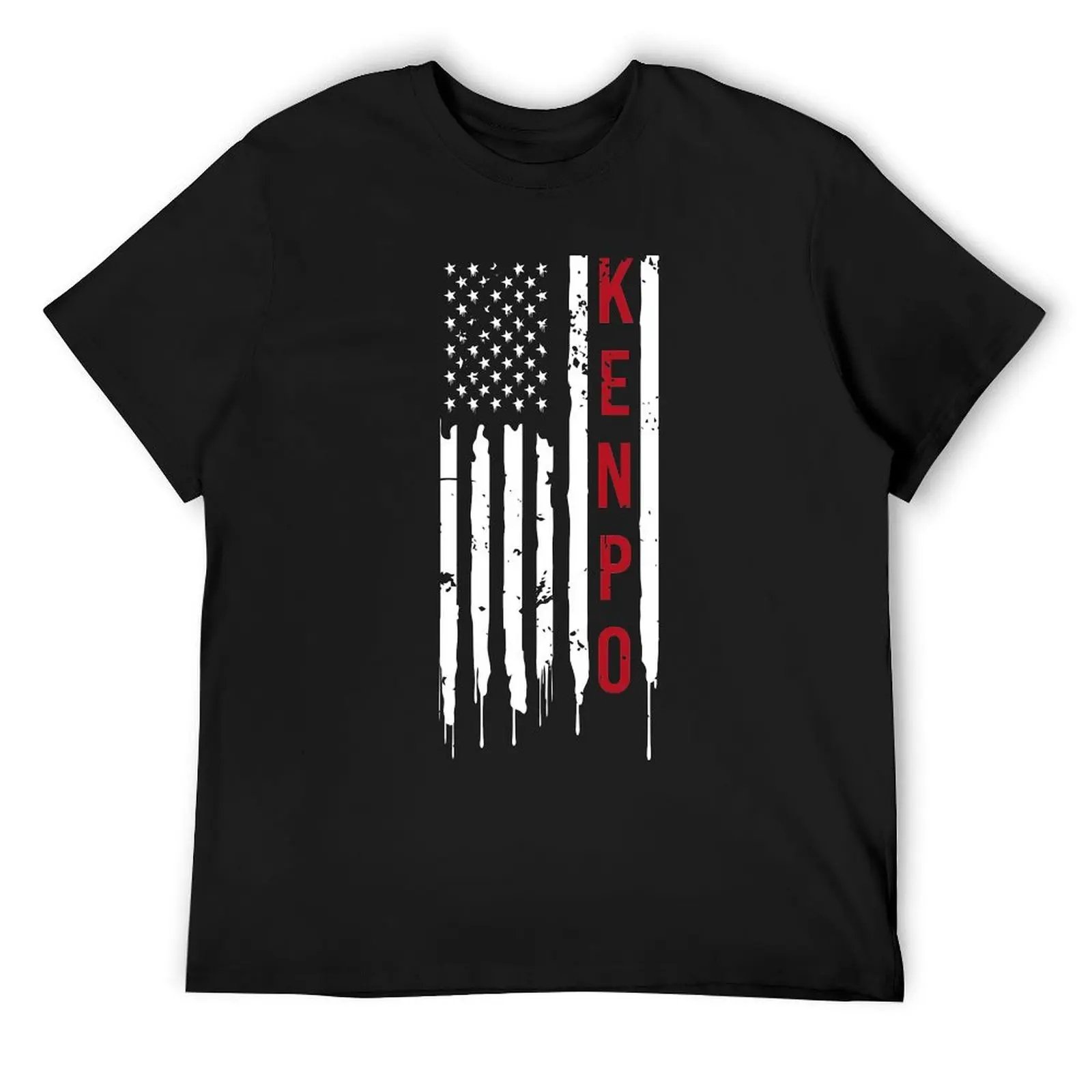 Футболка с американским флагом Кенопо аниме-фигурки принц животных для