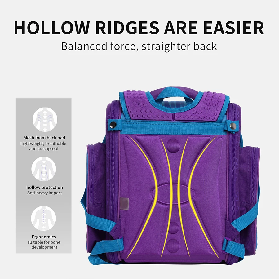 Children 3D Polar Bear Pattern Orthopedic School Bags Kids New Cartoon Satchel Backpack Grade 1-3 Schoolbag knapsack Sac Mochila