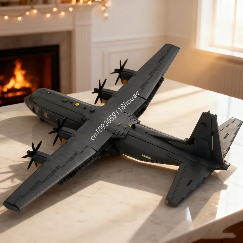 Фото 5411 шт. MOC Lockheed C Super Hercules Creator Experted модель строительные блоки Рождественский подарок DIY идея развивающие игрушки кирпич для детей №1