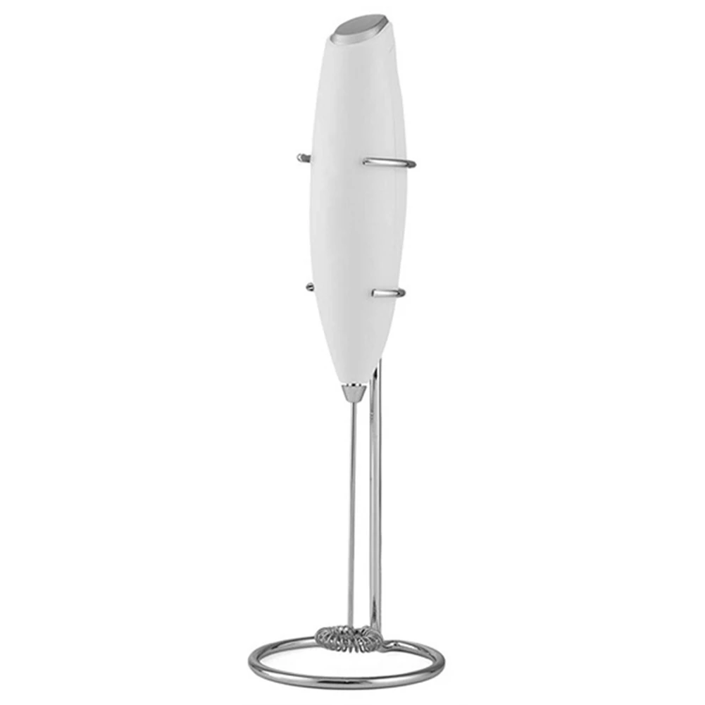 

Milk Frother Hand Held Electric Coffee Frother Cappuccino Coffee Maker Milk Foamer Kitchen Mixer Egg Beater, Silver
