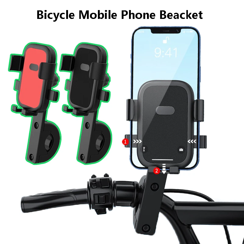 

Bicycle Mobile Phone Holder Motorcycle Support Mount Bike Handlebar Stand Bracket Bracket Cellphone Holder for IPhone GPS Device