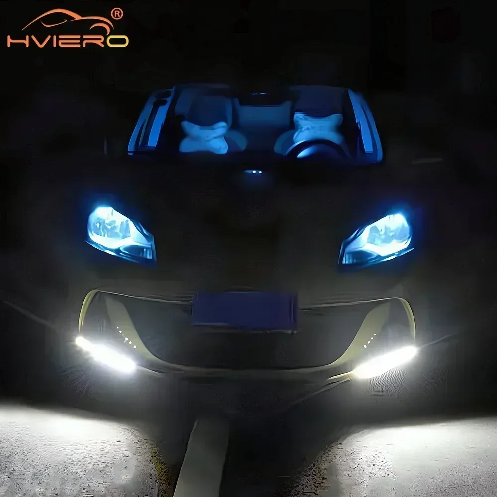 2X авто автомобильные светодиодные дневные ходовые огни DRL 18 мм лампы Eagle Eye