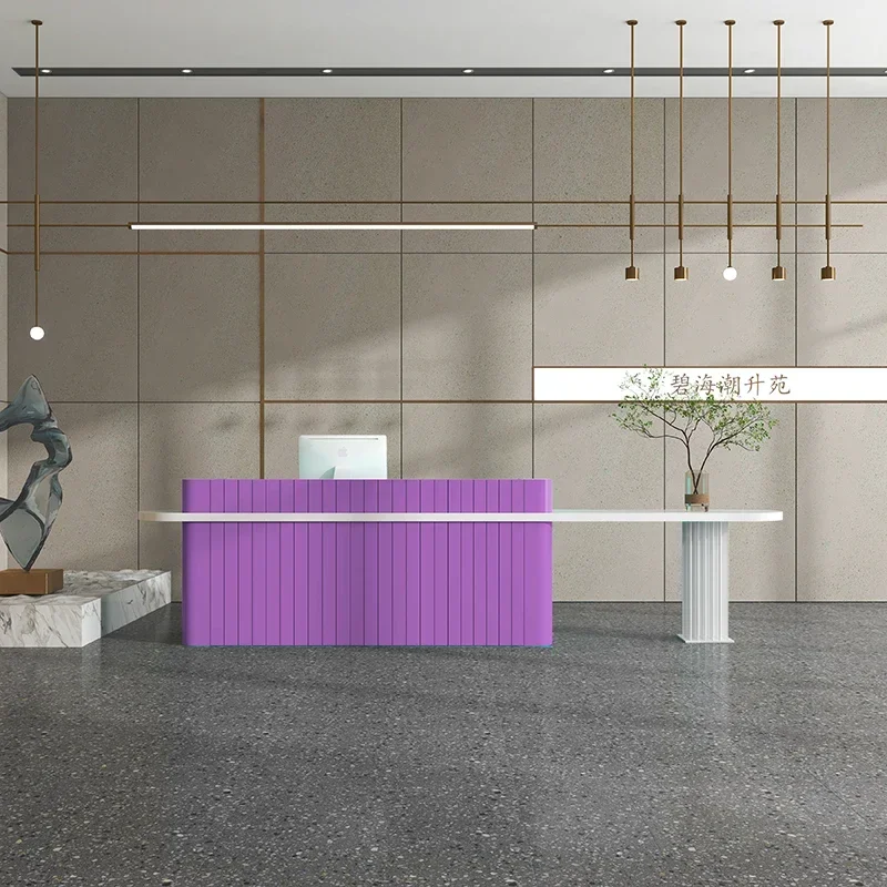 Мебель роскошный приемник стол для приема стойка салона красоты современные