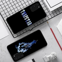 trapstar phone case for samsung s20 lite s21 s10 s9 plus for redmi note8 9pro for huawei y6 cover