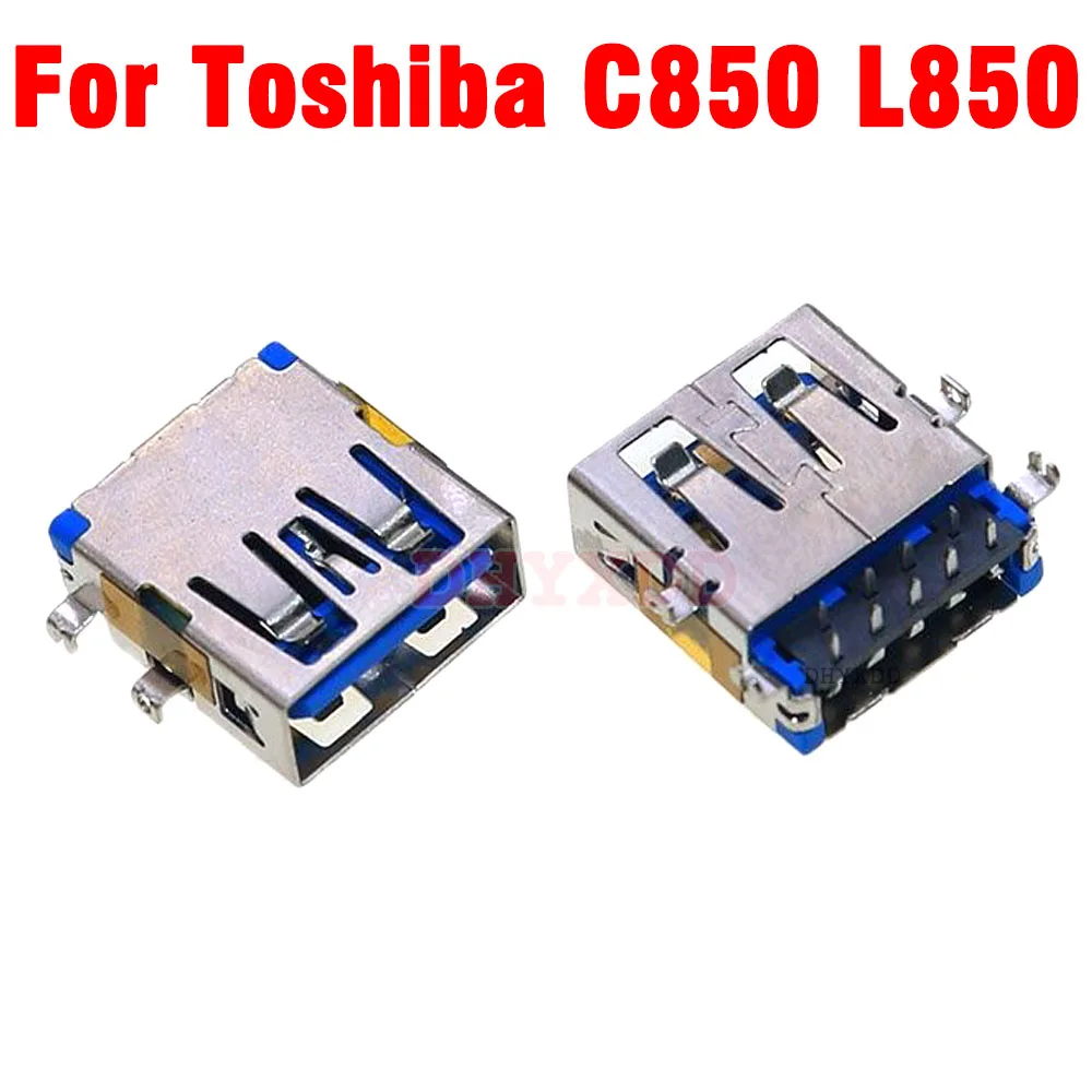 

10pcs USB 3.0 Jack Female Connector Fit For HP 9470M Toshiba Satellite l875d S-7000 C850 L850 L850D C850D C55D C50D Series