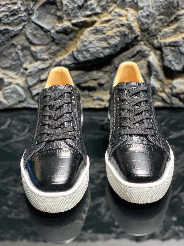 Luxury Designer Shoes Platform Leisure Red Bottom Shoes for Men Black Wedding Evening Dress Birthday Present Big size 47 48 Vip