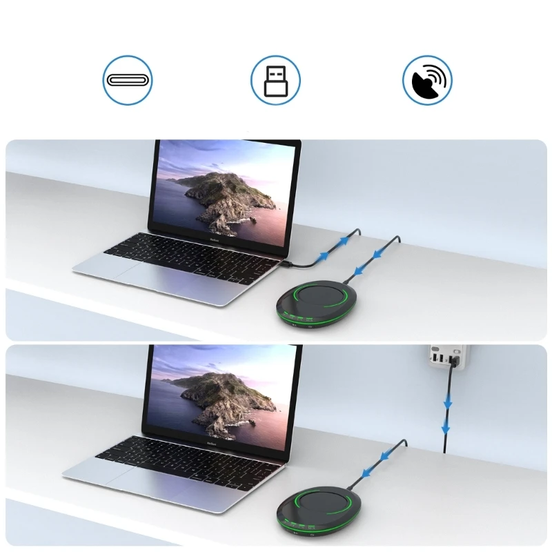 USB-переносчик мыши с таймером для поддержания активного состояния на компьютере