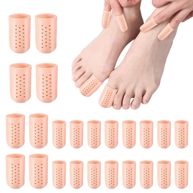 

1Pair Foot Care Tool Silicone Gel Toe Separators Bunion Toe Finger Protection