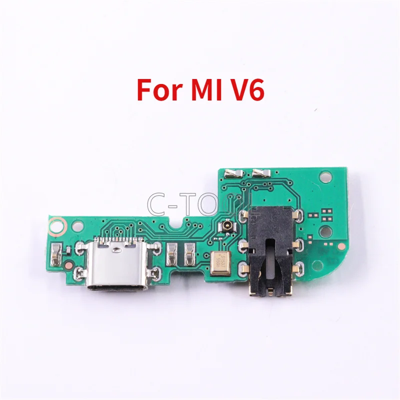 

1PC Original Charging Port USB Charger Dock Board Flex For MI V6 NFC Dock Connector Microphone Board Flex Cable