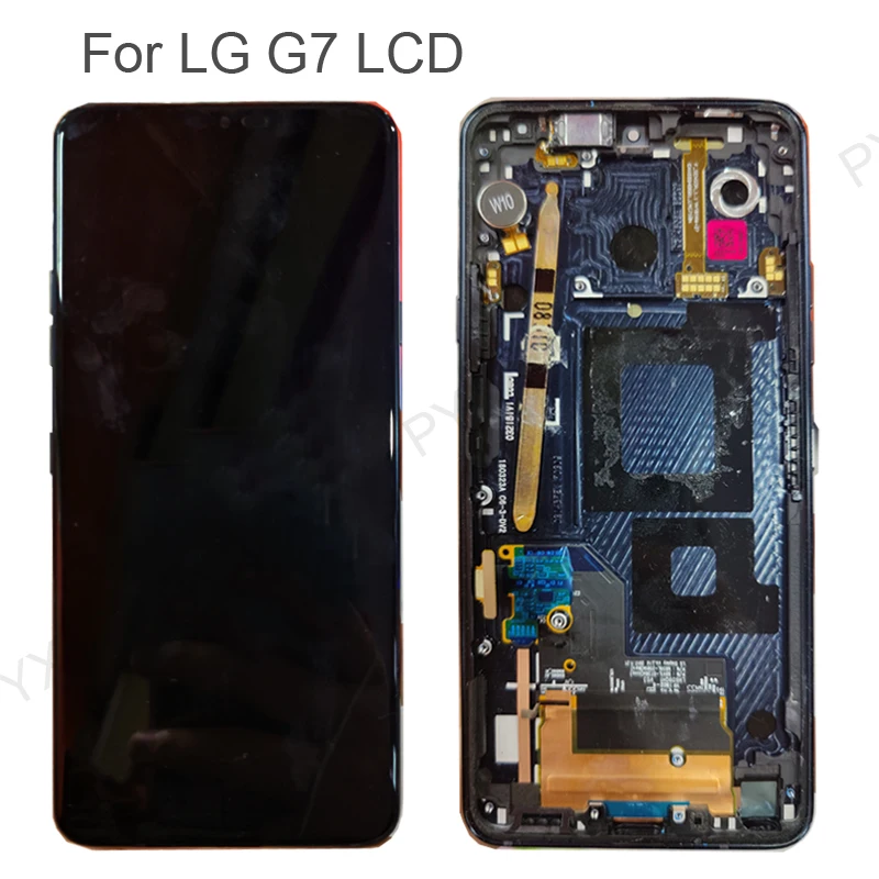 Оригинальная подержанная рамка 6 1 дюйма для LG G7 G710EM G710PM ЖК-дисплей ThinQ G710 G710TM G710N -