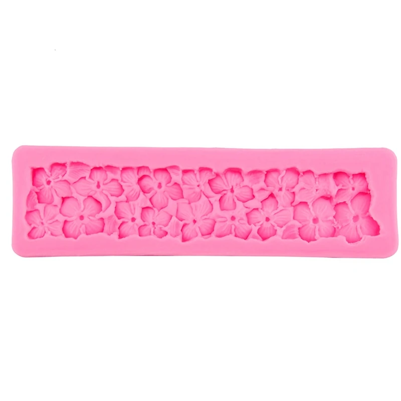 Силиконовая форма в форме цветка для украшения торта из кружева |