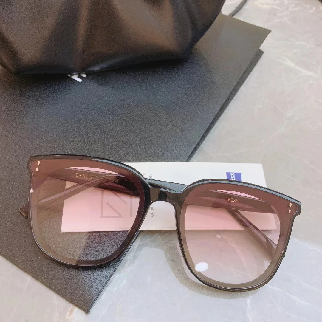 

Очки солнцезащитные унисекс в деловом стиле, нежные модные классические квадратные солнечные очки с розами GM, UV400, винтажные, для мужчин и женщин