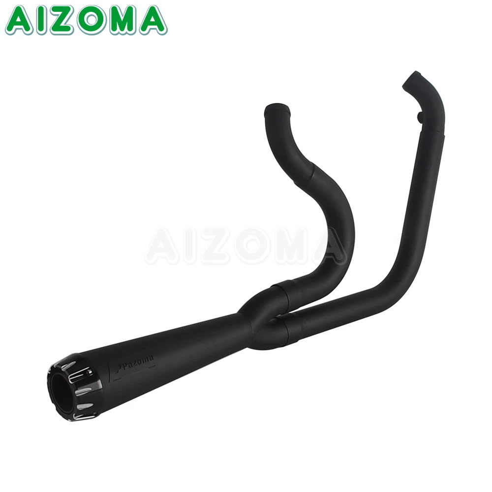Фото Мотоциклетный выхлопной глушитель 2-в-1 для Harley Dyna Street Fat Bob Low Rider S Super Glide Wide Glide FXDWG FXDWGI 2006-17 №2