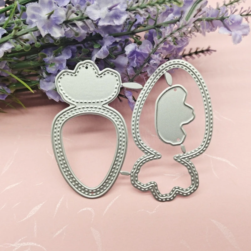 Пасхальные металлические Вырубные штампы в виде моркови |