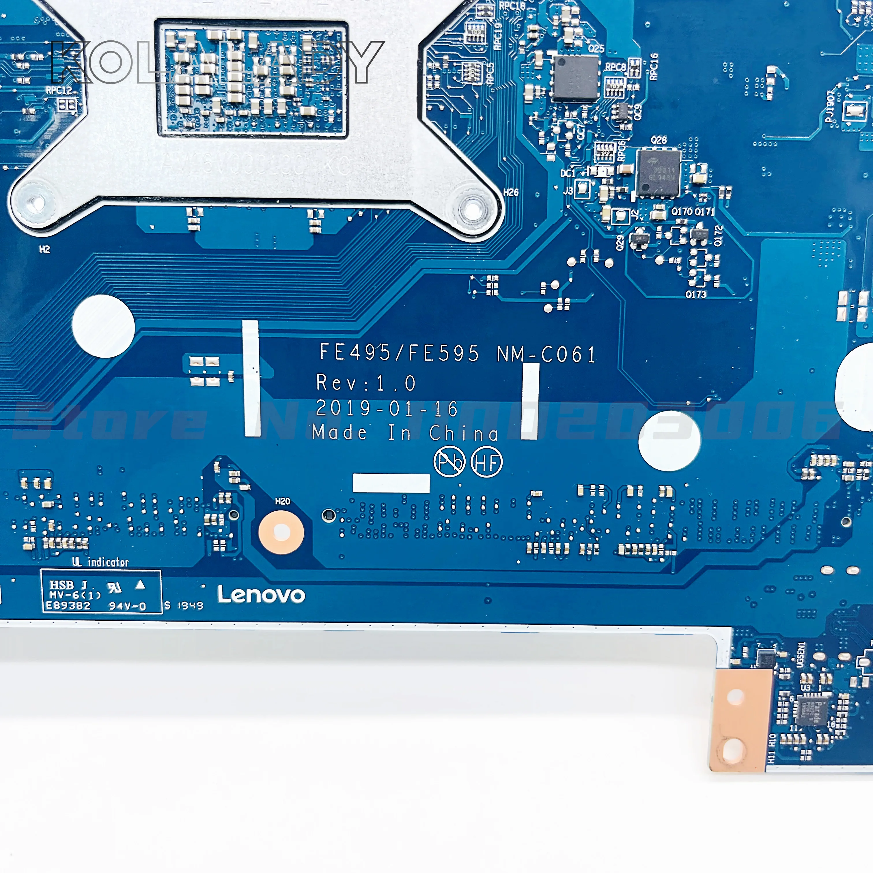 Оригинальный ноутбук для Lenovo ThinkPad E495 E595 Материнская Плата ЦП R5 3500U FE495/FE595 тонкая