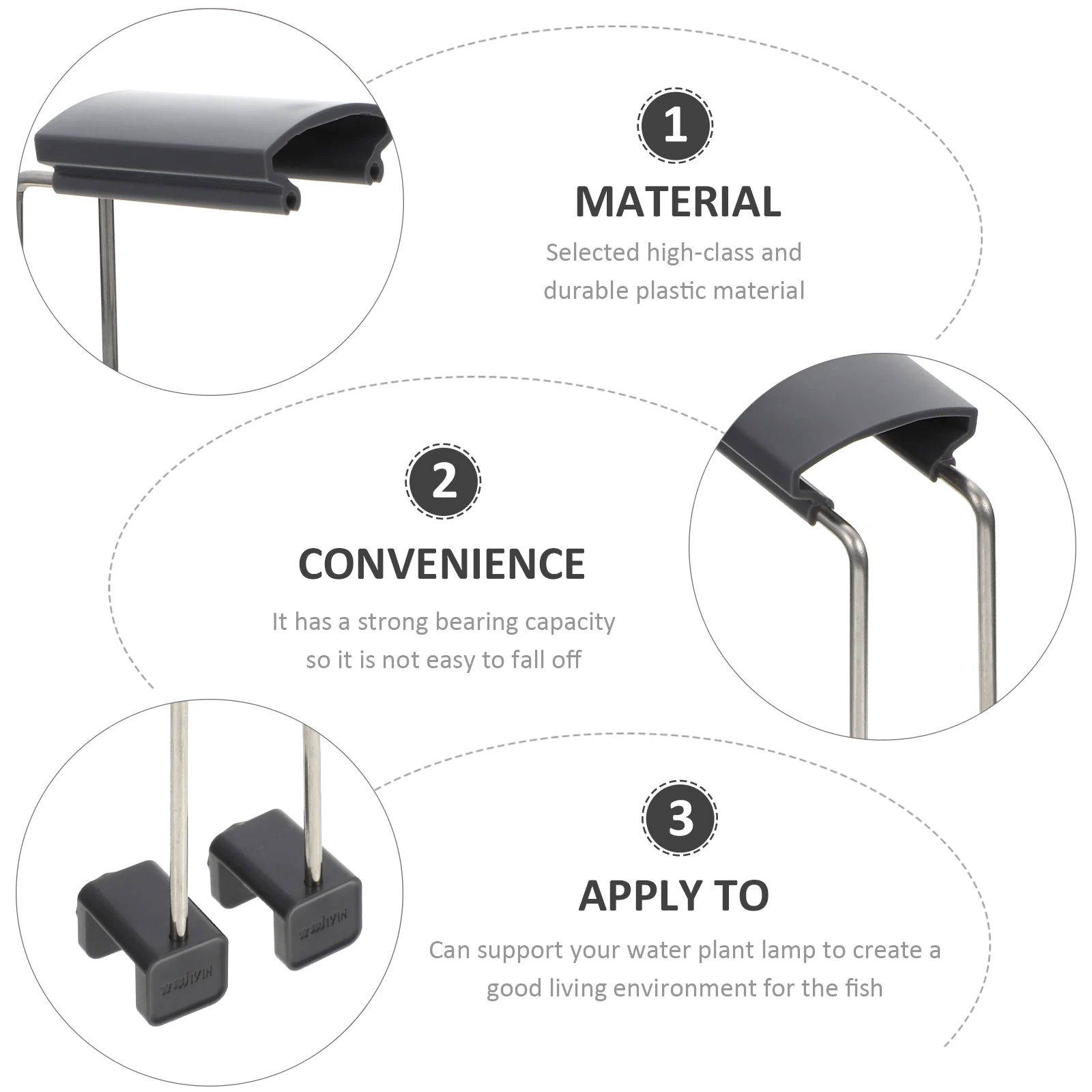 Держатель лампы для аквариума подставка светодиодные Аксессуары водных