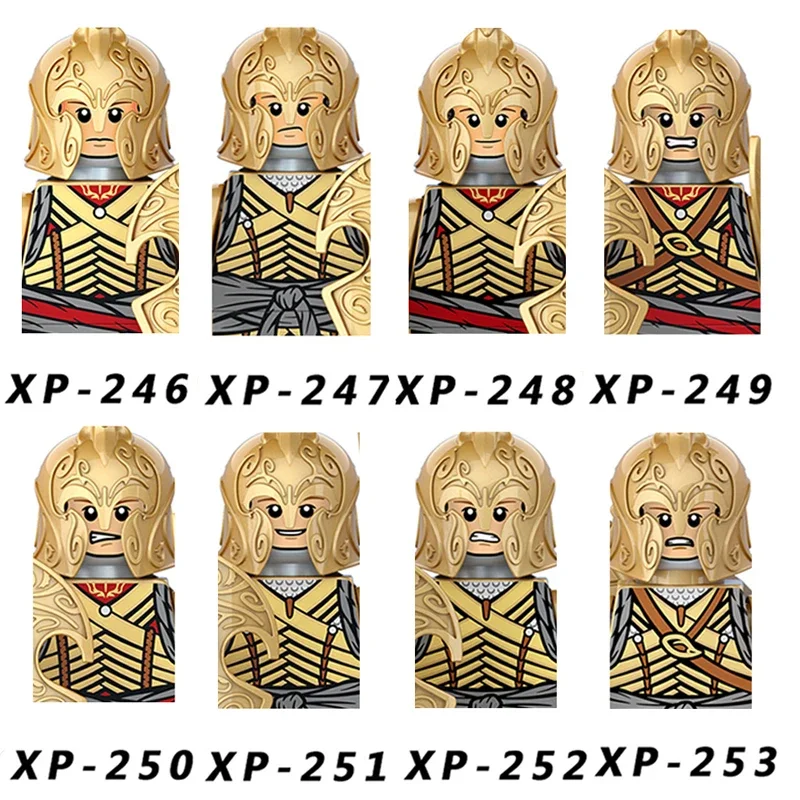 

Minifigures Building Blocks KT1032 Anime Figure Lord of the Rings Nordo Elf Guard Puzzle Kids Toys Holiday Gifts