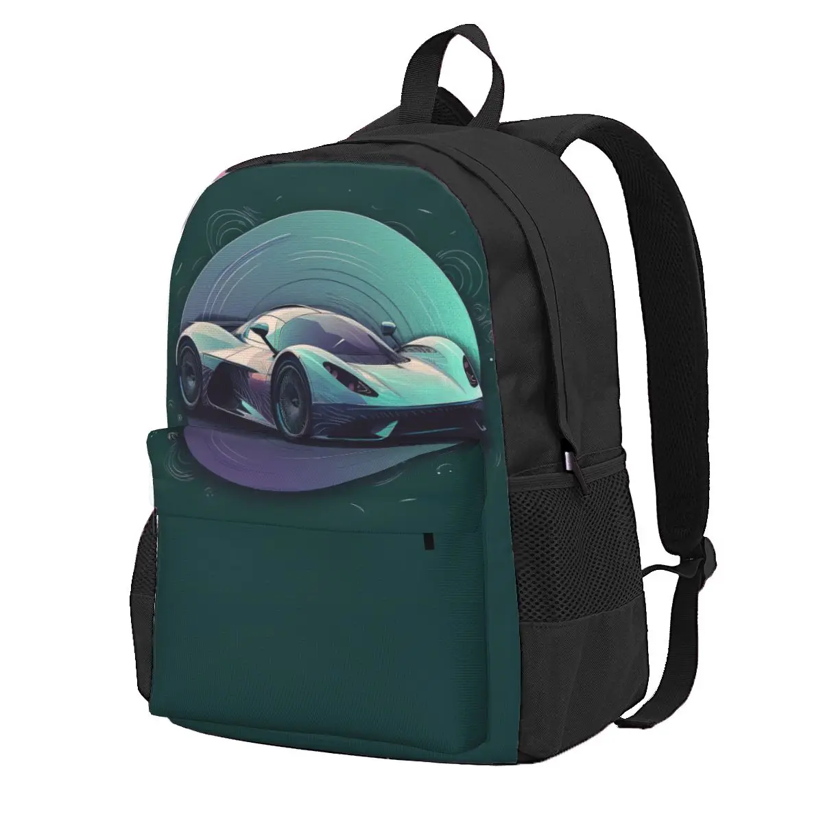 

Ослепительный рюкзак для спорта и автомобиля, простой круглый минималистичный уличный ранец, дизайнерские сумки унисекс для старших классов, уличная одежда