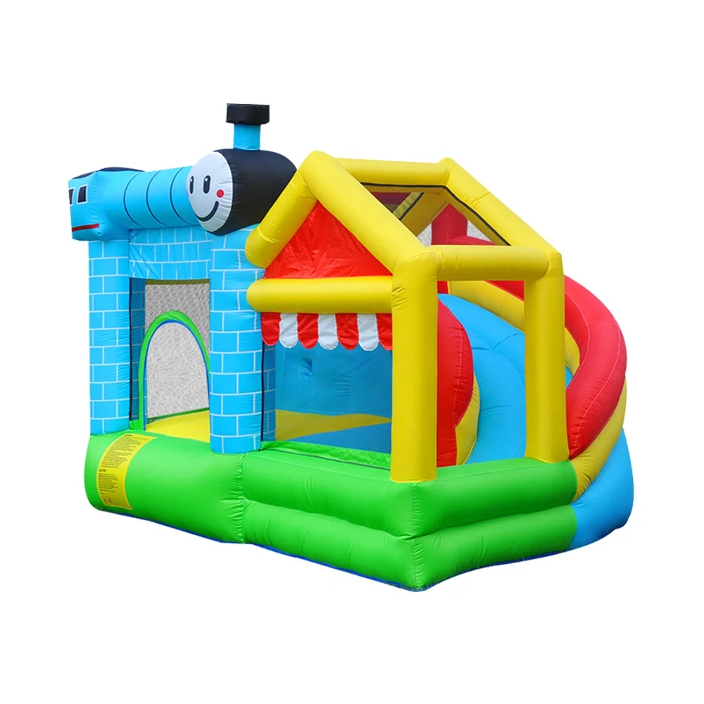 

Children's Room Jumping Elastic Castles Inflatable Bouncing House Indoor Bouncing House With Slide Climbing Wall Fun Ball Pool