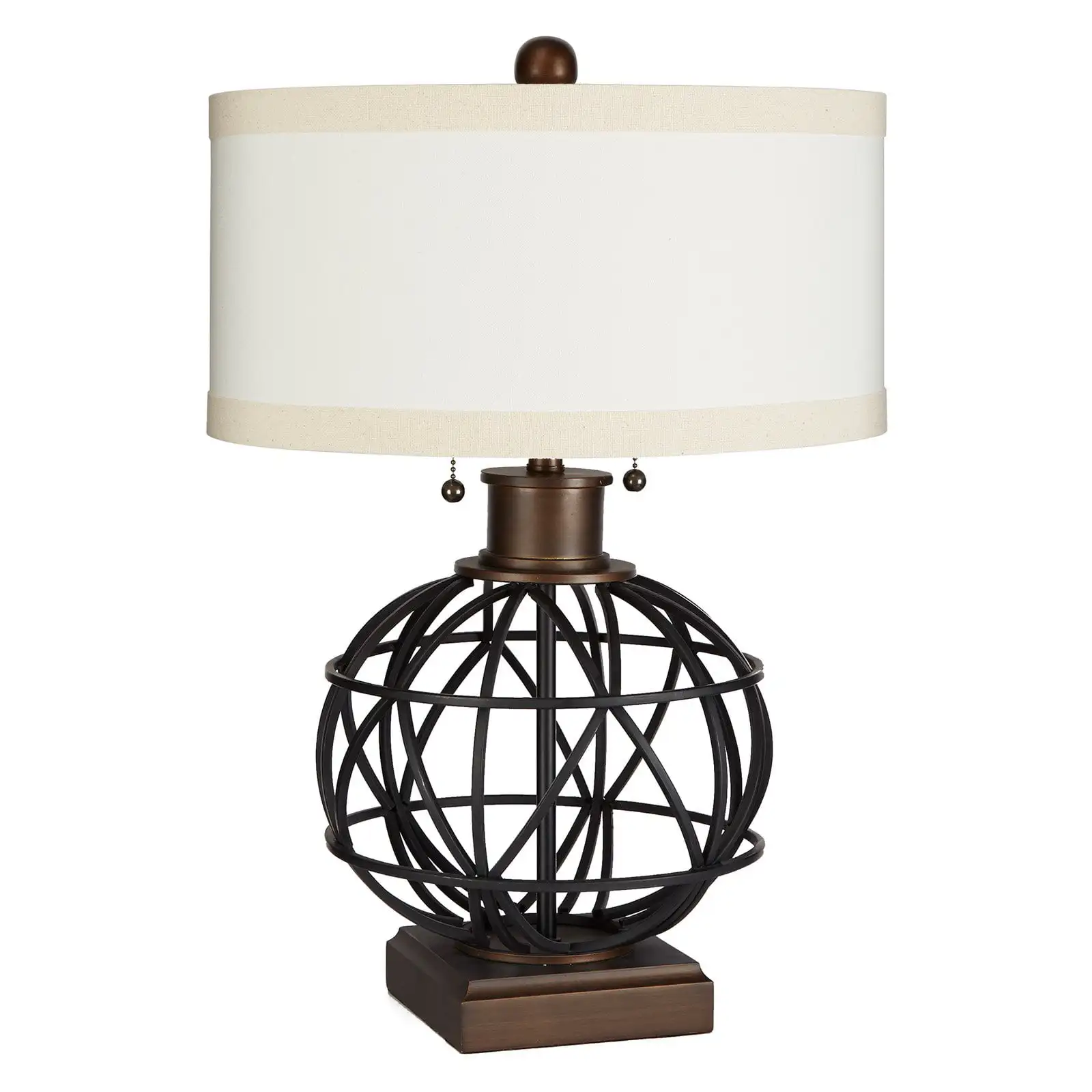 

The Atlas Two-Pull Table Lamp with Shade, CFL Bulbs Included