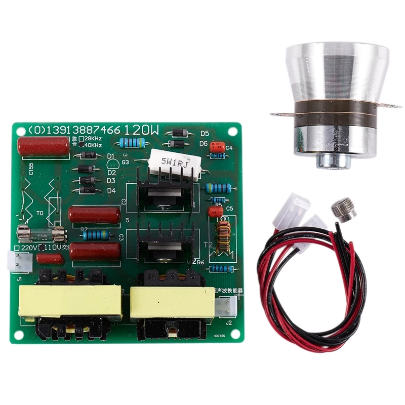 

Преобразователь 40k 60w драйвер очиститель переменного тока 110v мощные чистящие машины 100w 40k плата + 1 шт. ультразвуковой для